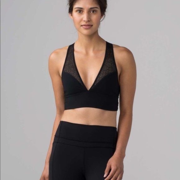 lululemon athletica Tops - Lululemon Lace Plunge Bra